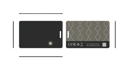 PB713 Slim Card GPS Tracker | IP68 Waterproof | No SIM Card | 3-Year Battery Life
